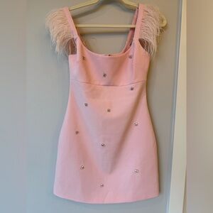 Likely - Mini Cameron dress in Rose Shadow